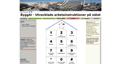 Desktop Screenshot of byggai.se