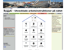 Tablet Screenshot of byggai.se